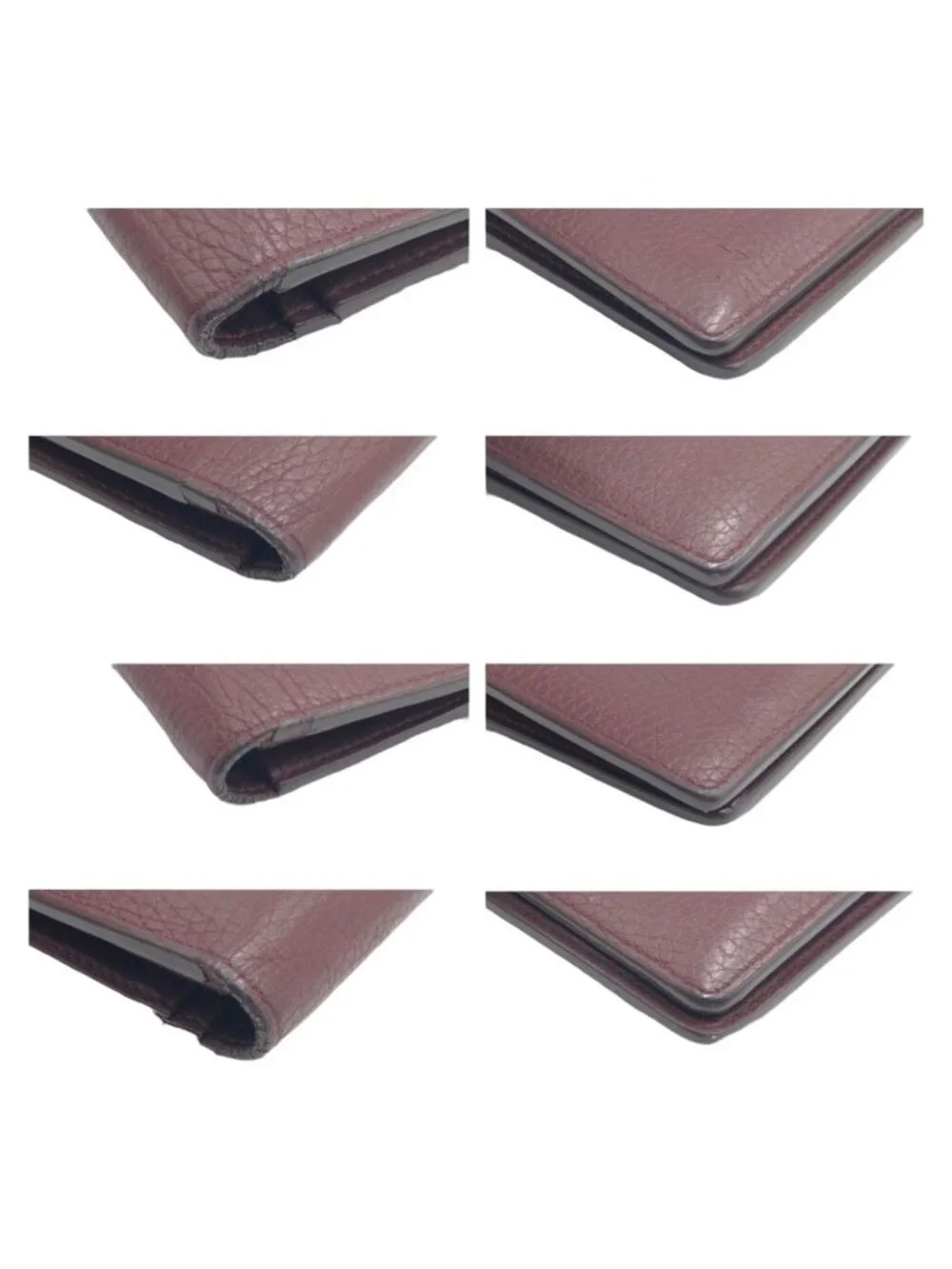 Louis Vuitton Taurillon Portefeuille Brazza Brown Silver Leather Wallet Billfold